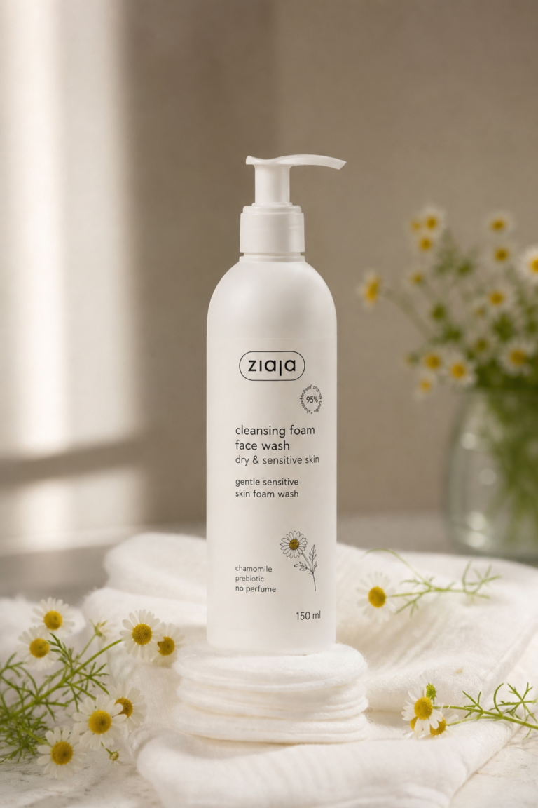 Cleansing Foam Face Wash, Dry & Sensitive Skin